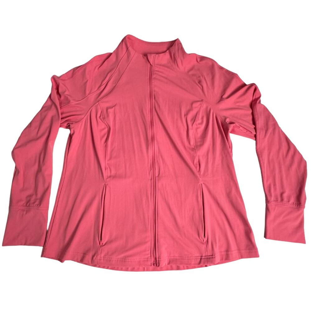 Avia Women’s Zip-Up Nylon Core Athletic Jacket Size 2XL Workout Jogging NWT